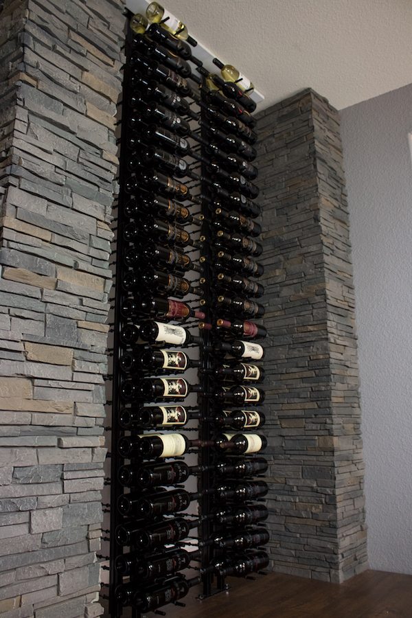 FloortoCeiling Metal Floor Standing Wine Rack Ultra Wine Racks